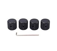 Boutons de tonalité de dôme de basse de guitare plaqués pour boutons de contrôle de volume de guitare électrique/basse accessoires de pièces bouton de contrôle de volume dôme de remplacement