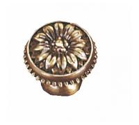 Boutons Louis XVI 1001 - laiton poli - diamètre 30 mm FERRASSE