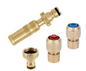 Boutté 0802890 2-KIT_RAPIDE15 Kit d'arrosage Complet laiton lance automatique tuyau ø 15