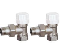 Boutté 1159955 RER15J Robinet de radiateur équerre thermostatisable 15 x 21 (Lot de 2)