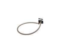 Flexible sanitaire - BOUTTE - Double femelle - 12x17 - 80 cm - Annelé - Laiton nickelé