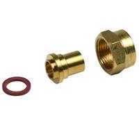 Boutté 1183783 GZR15014 Raccord gaz butane-propane femelle 20 x 150 à braser cuivre ø 14 2 pièces