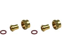Boutté 1183783 GZR15014 Raccord gaz butane-propane femelle 20 x 150 à braser cuivre ø 14 2 pièces (Lot de 2)