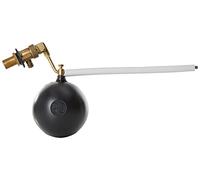 Boutté 1815417 RF17+BF2 Kit Robinet flotteur laiton 12 x 17 avec boule plastique ø 80 Noir