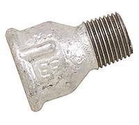 Boutté 2137884 230FF Mamelon fer galvanisé réduit femelle 33 x 42 mâle 26 x 34