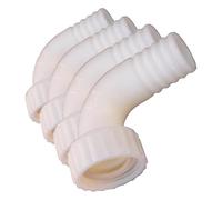 Boutté 2157233 EACP41 Embout polyamide coudé femelle 26 x 34 tuyau ø 25 Blanc (Lot de 4)