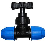 Boutté 2177248 PEVS25 Vanne1/4 tour plastique à soupape pour tuyau polyéthylène tuyau ø 25