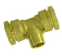 Boutté 2178696 SETMM40 Te laiton pour tuyau polyéthylène mâle 33 x 42 tuyau ø 40