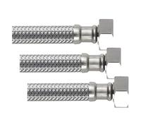 Boutté 3122957 FF15 Flexible sanitaire femelle 15 x 21 longueur 300 mm DN8 (Lot de 3)