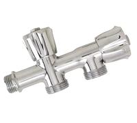 Boutté 3147974 MLCD Robinet machine à laver 15 x 21 droit 2 sorties 20 x 27