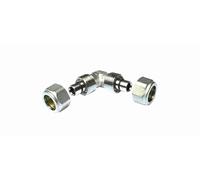 Coude égal à compression pour tube multicouche - diam 20 mm BOUTTÉ