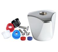 BOUTTE 3179517 - Croisillon de robinet en ABS - Poignée de remplacement universelle - Avec kit de fixation - Pour tête de robinet 15x21