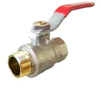 Boutté 3183668 BMF26ECO Vanne 1/4 tour manette mâle/femelle 26 x 34 ACS PN20