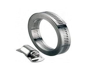 Boutté 4804807 BSF14 Kit Collier acier largeur 14 mm longueur 3 m 6 têtes