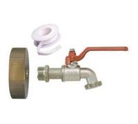Boutté 8174838 R1000L-KIT-R15 Kit d'adaptateur de cuve 1000 L ø 60 avec Robinet 1/4 tour 15 x 21 Nez 20 x 27 G