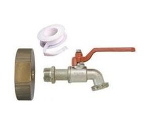 Boutté 8174838 R1000L-KIT-R15 Kit d'adaptateur de cuve 1000 L ø 60 avec Robinet 1/4 tour 15 x 21 Nez 20 x 27 G