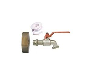 Boutté 8174838 R1000L-KIT-R15 Kit d'adaptateur de cuve 1000 L ø 60 avec Robinet 1/4 tour 15 x 21 Nez 20 x 27