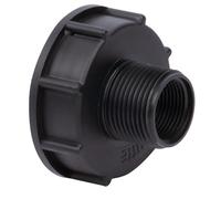 Boutté Adaptateur Ø60 pour cuve IBC avec Sortie à Visser