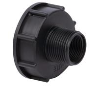BOUTTE - Adaptateur Cuve IBC 1000L Ø60 avec Double sortie : F20x27 (3/4") / M26x34 (1")