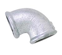 Boutté - Coude fer galvanisé femelle 15x21 - Raccord acier pour plomberie robuste