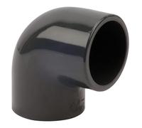 BOUTTÉ - Coude PVC 90° à coller, raccord d’angle pour tubes PVC pression, installation rapide et étanchéité durable (Ø50)