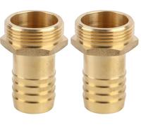 Boutté EM41 mâle Embout laiton cannelé M.26x34 Tuyau ø25 (Lot de 2)