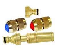 Boutté – Kit d'arrosage complet 0802906 2-KIT_RAPIDE19 – laiton, lance automatique pour tuyau Ø19