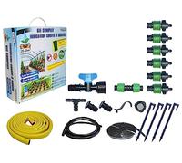 Boutté - Kit goutte-à-goutte 25 à 50 m² | Vanne 20x27, Tuyau PVC 3 couches Ø19 de 3m, Tuyau polyéthylène Ø16 de 3m, Ligne goutte à goutte Ø16 de 60m
