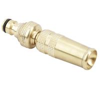Boutté L115 - Lance d’arrosage en laiton - Jet réglable - Raccord rapide intégré - Haute résistance - Idéal jardin et nettoyage