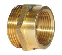 Boutté - Mamelon laiton réduit mâle 33x42 femelle 26x34 - Adaptateur de filetage plomberie