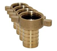 Boutté - Nez de robinet femelle 20x27 pour tuyau Ø19 - Avec joint imperdable Or (Lot de 4)