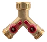 Boutté – Nez sélecteur mâle 20x27 laiton 2 sorties, compatible raccords rapides
