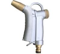 Boutté PMLR d'arrosage 100% métal Pistolet multijet avec raccord rapide, Argent