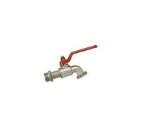 Boutté R15 - Robinet de jardin laiton 1/4 tour 15x21 - Nez 20x27 - Corps laiton massif - Usage extérieur