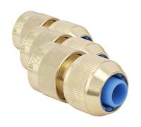 Boutté RA1500 d'arrosage Raccord Automatique 3 Billes pour Tuyau Ø15 (Lot de 3)