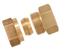 Boutté - Raccord bicône laiton femelle 15x21 pour tube Ø16 - Étanchéité fiable plomberie