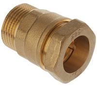Boutté - Raccord laiton mâle 26x34 pour tuyau polyéthylène Ø25 - Raccord irrigation professionnel