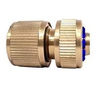 Boutté Raccord rapide Aquastop ECO 3 billes Ø19 mm Bleu Laiton/ABS Compatible tuyau 3/4"
