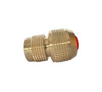 BOUTTE - Raccord rapide rouge automatique laiton aquastop Ø15