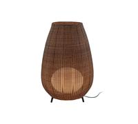 BOVER lampadaire extérieur AMPHORA 02 (Rotin brun, bulbes non inclus - Aluminium, polyéthylène, fibre synthétique)