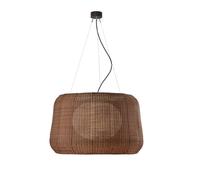 Bover Fora S Outdoor Außenleuchte, ⌀ 90cm, structure marron graphite, abat-jour marron