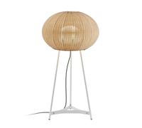 Bover Garota P/02 Outdoor Außenleuchte, structure blanche, abat-jour ivoire