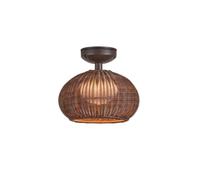Bover Garota PF/01 Outdoor LED Fassadenleuchte, structure marron graphite, abat-jour marron