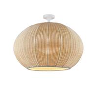 Bover Garota PF/02 Outdoor Fassadenleuchte, structure blanche, abat-jour ivoire