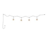 BOVER lampe à suspension pour extérieur NANS CATENARY S/16/4L OUTDOOR (Beige avec des touches de bleu clair et de gris clair. - Acier [...]