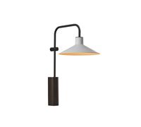 Bover Platet A/02 Wandleuchte, abat-jour gris clair