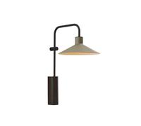 Bover Platet A/02 Wandleuchte, abat-jour gris olive