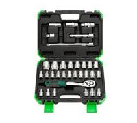 BOVUXKJH Caisse à Outils Complète | Coffret Douille et Embouts, Mécanique liquet, pour Dépannage Routier, Bricoleurs