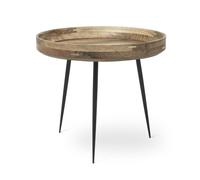 Bow Table Basse Grande en Bois de Manguier Naturel