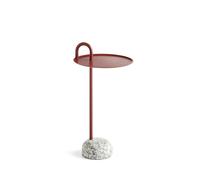 Bowler Table d'Appoint Granit/Tile Rouge